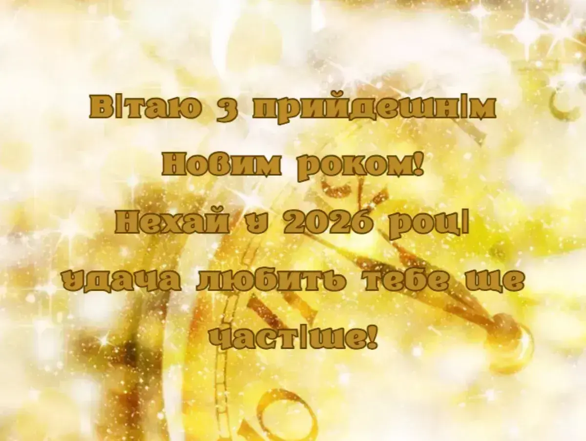 Привітання з Новим 2026 роком